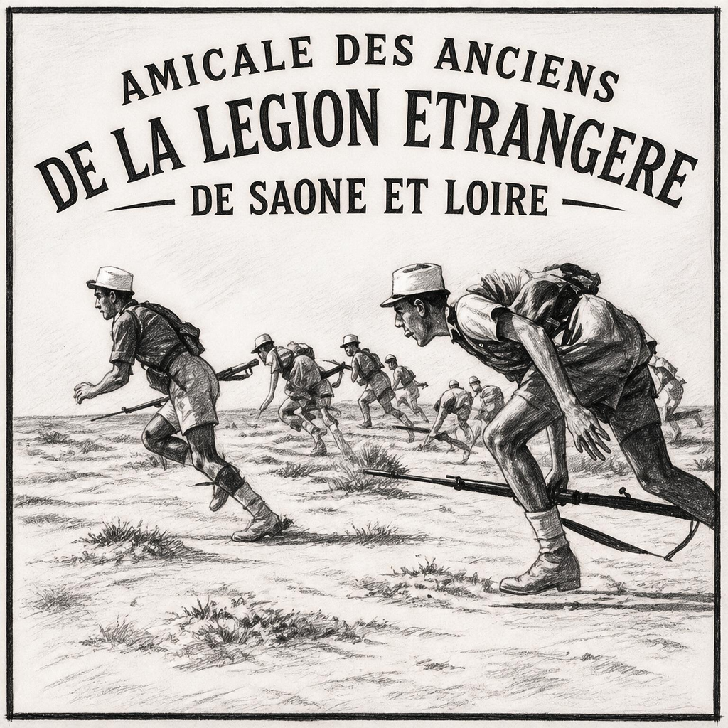 T-shirt Amicale des Anciens de la Légion Étrangère de Saône-et-Loire