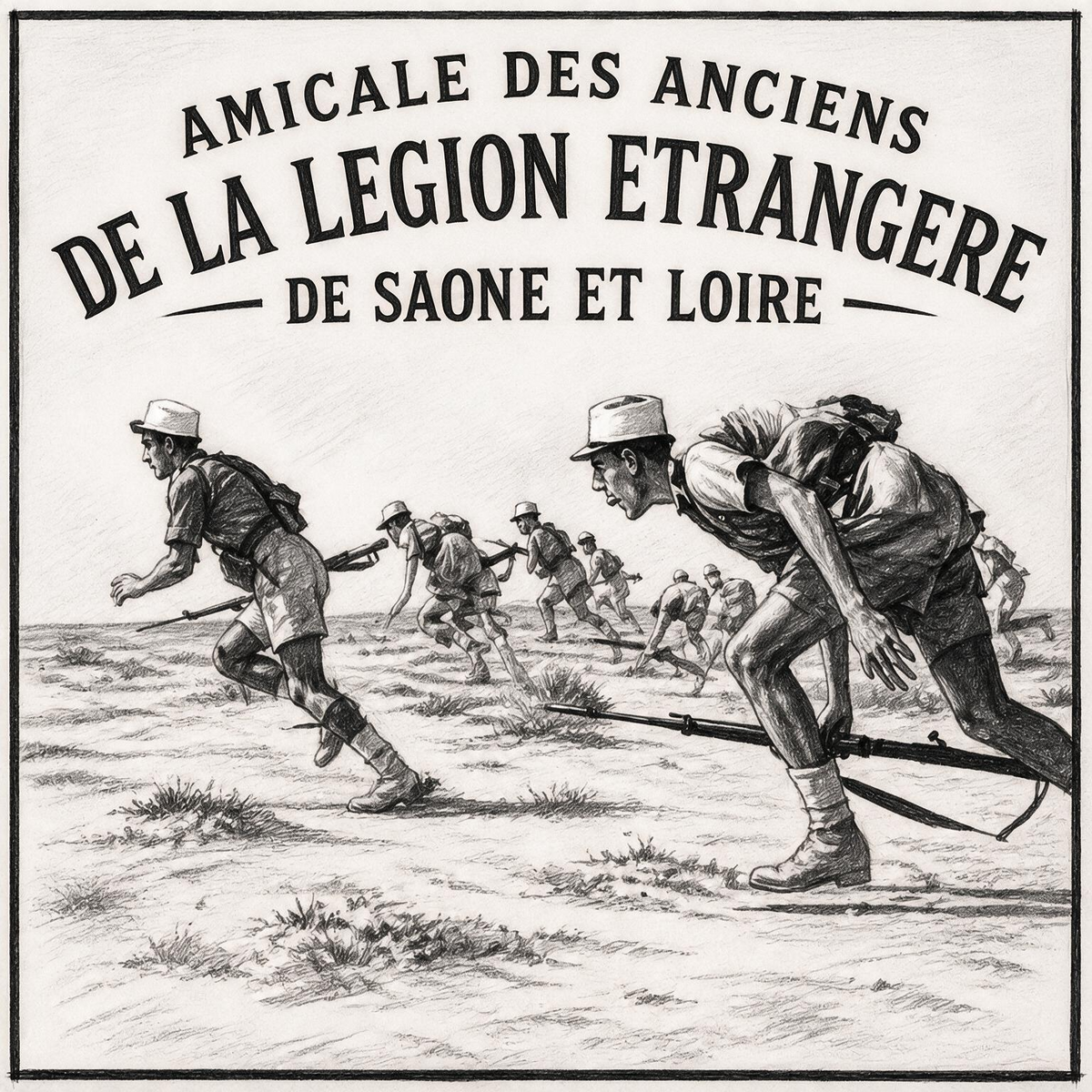 T-shirt Amicale des Anciens de la Légion Étrangère de Saône-et-Loire