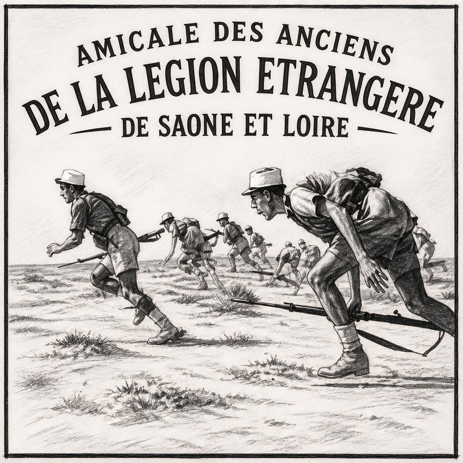 T-shirt Amicale des Anciens de la Légion Étrangère de Saône-et-Loire