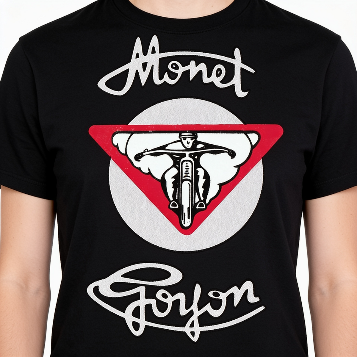 t-shirt Monet Goyon logo