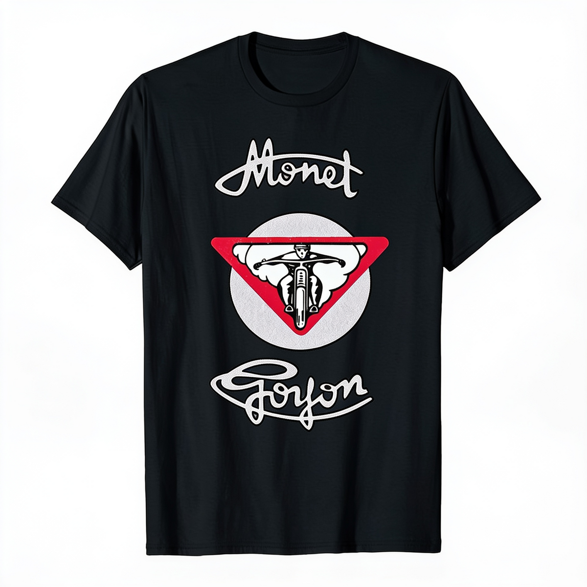 t-shirt Monet Goyon logo