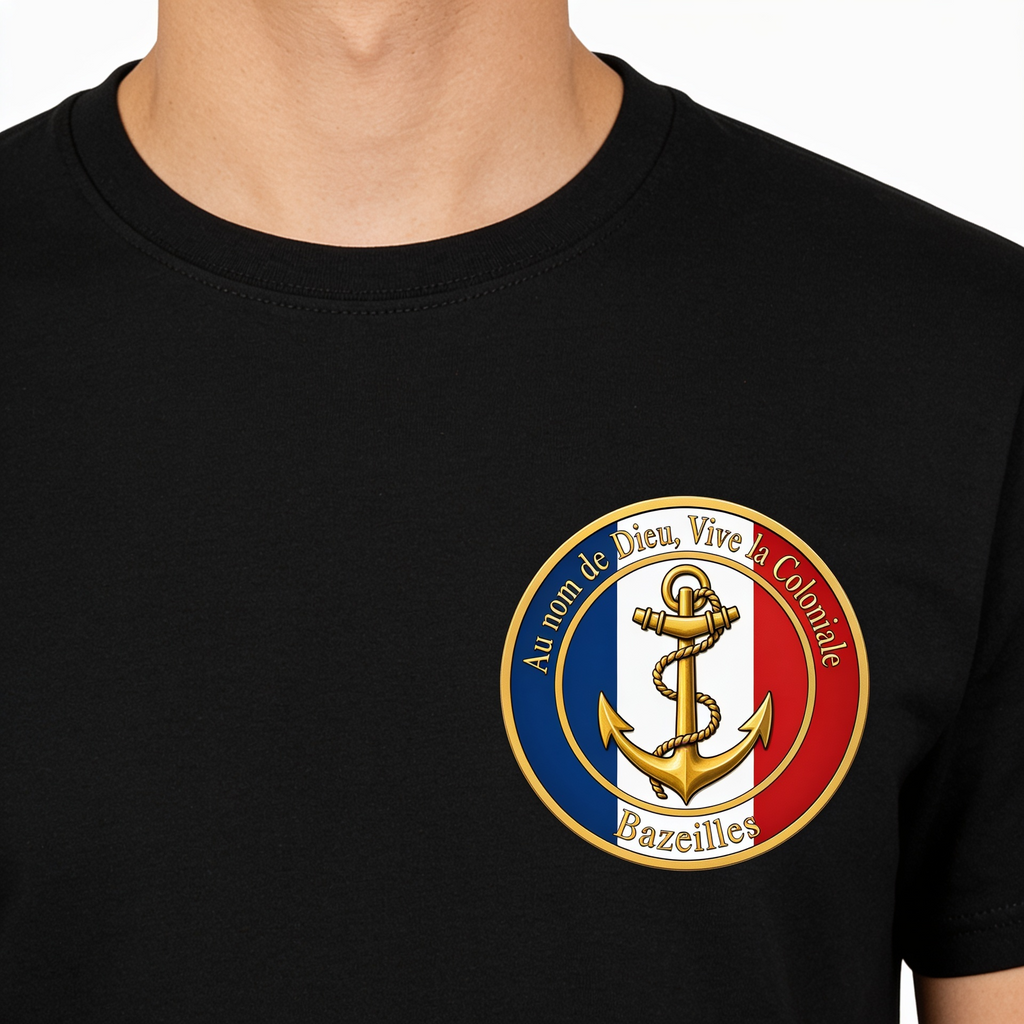 T-SHIRT Troupe de Marine Bazeille