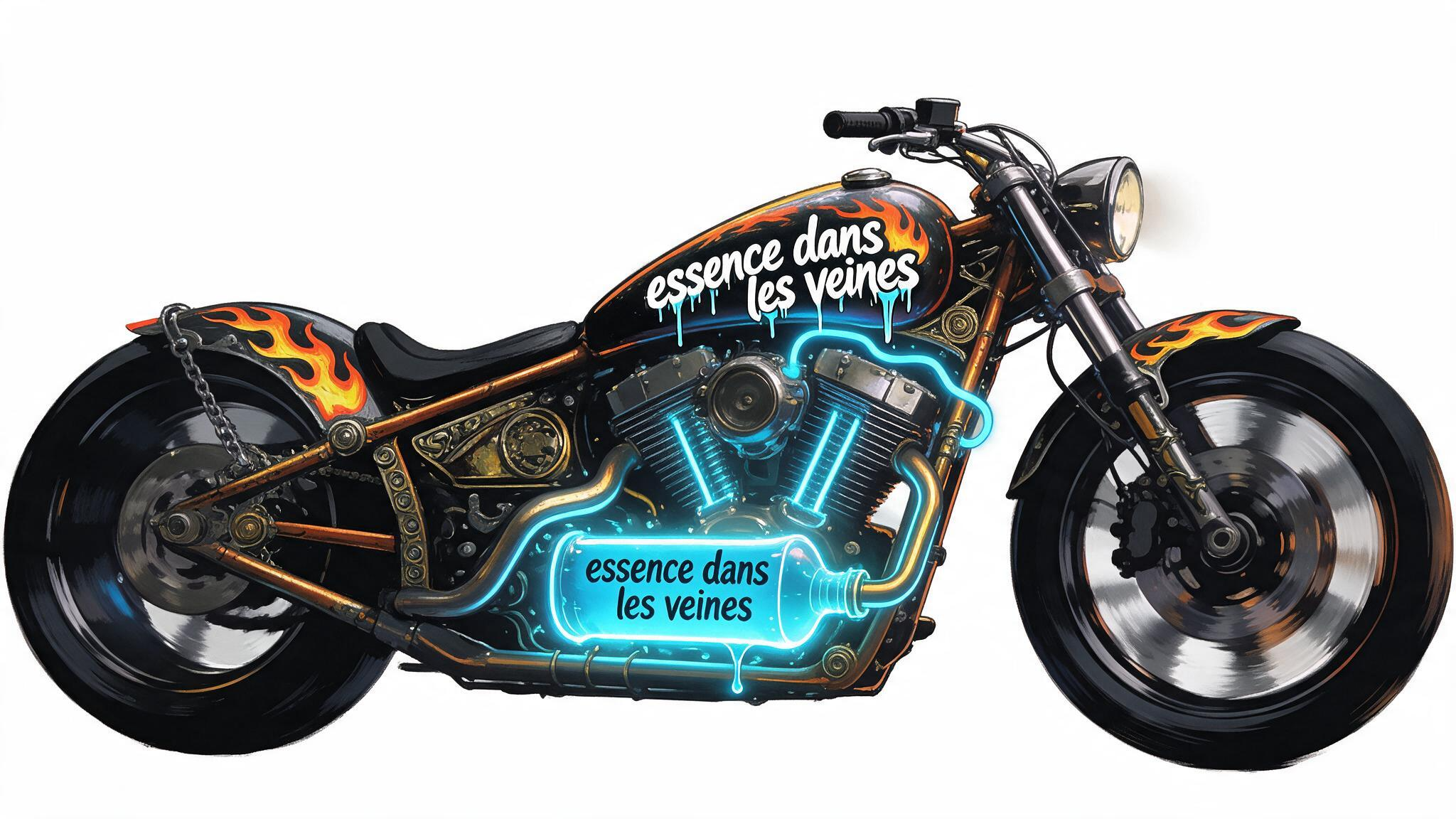 T-shirt "Essence dans les veines"